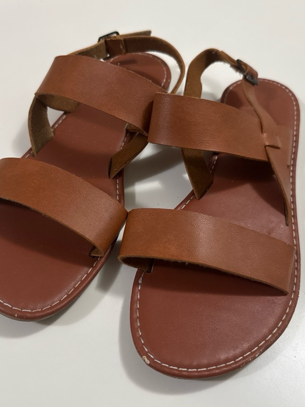 Women’s Brown Leather Strap Sandals